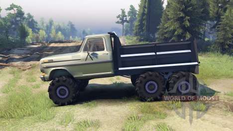 Ford F-100 6x6 v2.0 pour Spin Tires