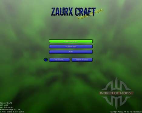 Zaurx Craft [32x][1.7.2] pour Minecraft