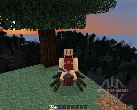 Rideable Spiders [1.7.2] pour Minecraft