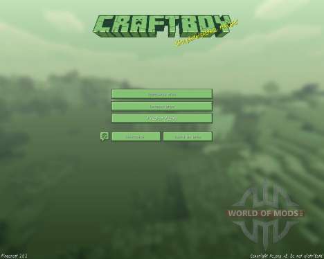 CraftBoy Green [16x][1.8.1] pour Minecraft