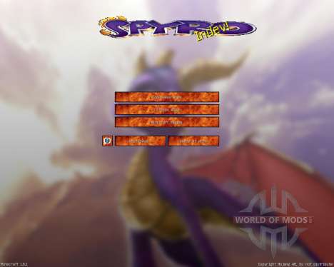 La Légende de Spyros [32х][1.8.1] pour Minecraft