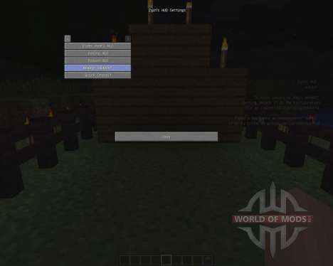 Zyins HUD [1.6.2] pour Minecraft