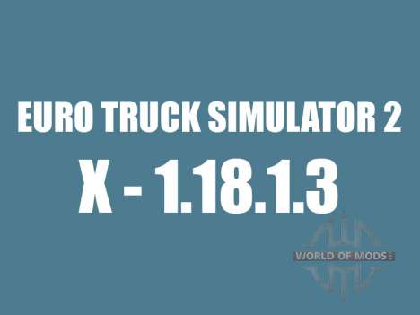 Patch 1.8.1.3 pour Euro Truck Simulator 2