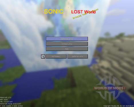 Sonic Lost World [32x][1.7.2] pour Minecraft