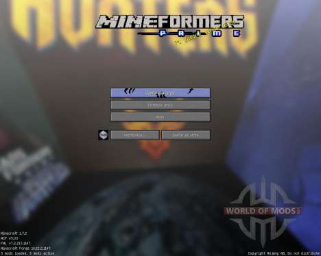 Transformers [16x][1.7.2] pour Minecraft