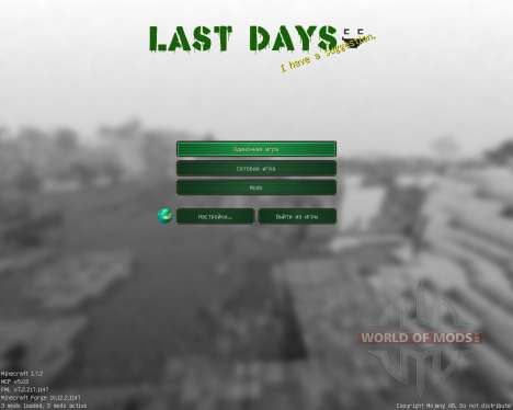 Last Days: Silent City Apocalyptic Pack [16x] für Minecraft