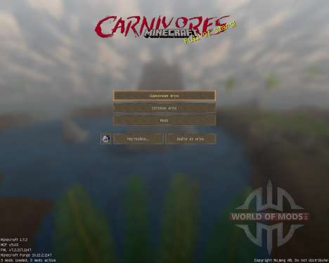 Carnivores Resource Pack [128x][1.7.2] für Minecraft