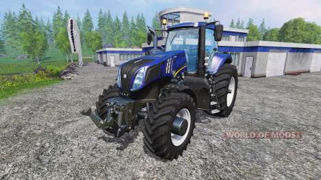 New Holland T8.320 blue black wavy v2.0 für Farming Simulator 2015