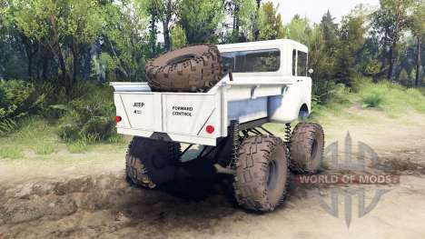 Jeep FC white pour Spin Tires