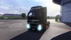 De nouvelles lumières et de la boue, des rabats à Volvo pour Euro Truck Simulator 2