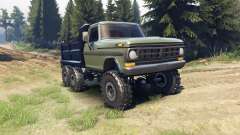 Ford F-100 6x6 v1.1 pour Spin Tires