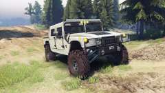 Hummer H1 army tan pour Spin Tires