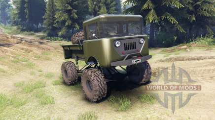 Jeep FC green pour Spin Tires