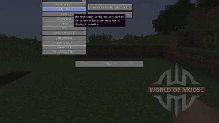 Zyins HUD [1.7.2] pour Minecraft