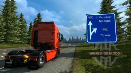 La Russie Carte - Orient Express pour Euro Truck Simulator 2