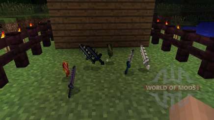 Cyan Warrior Swords [1.6.2] pour Minecraft