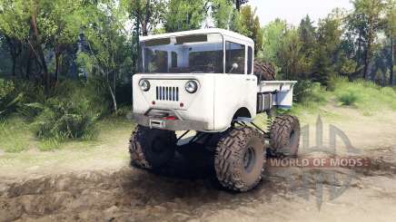 Jeep FC white pour Spin Tires