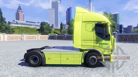 La peau Kappeli Logistik pour Iveco tracteur pour Euro Truck Simulator 2