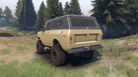 International Scout II 1977 elk pour Spin Tires