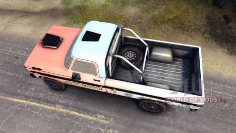 Ford F-100 custom PJ2 pour Spin Tires