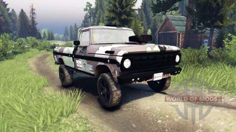 Ford F-100 custom PJ3 pour Spin Tires