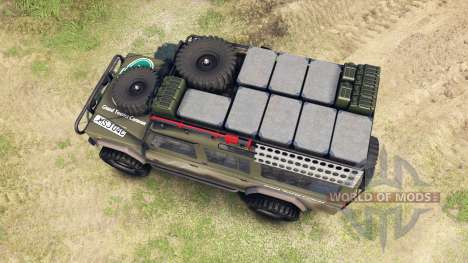 Land Rover Defender 110 für Spin Tires
