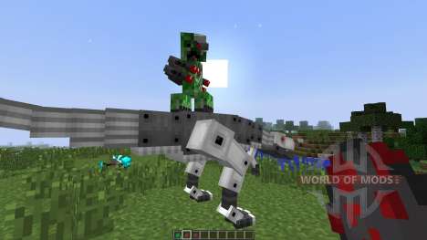 Laser Creeper Robot Dino Riders [1.7.10] pour Minecraft