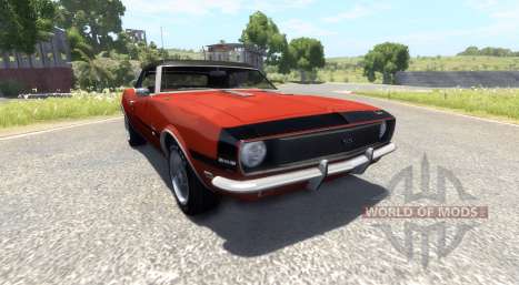 Chevrolet Camaro RS SS 396 1968 pour BeamNG Drive