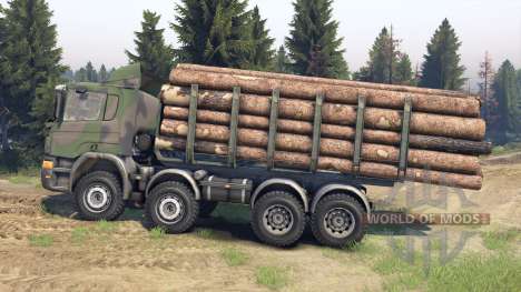 Scania Timber für Spin Tires