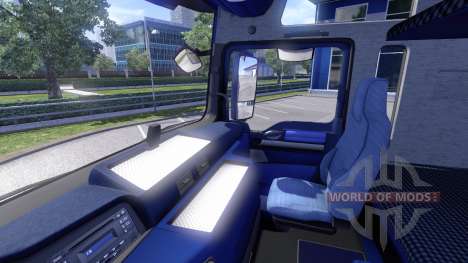 Intérieur bleu, HOMME pour Euro Truck Simulator 2