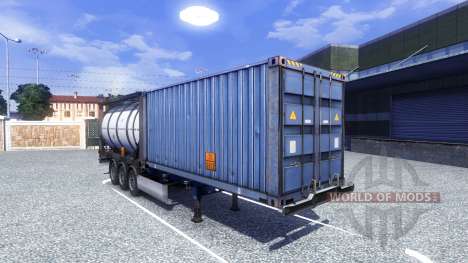 Le conteneur semi-remorque pour Euro Truck Simulator 2