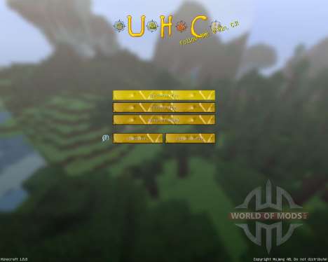 UHC Resource Pack Blue Fire Edition [16x][1.8.8] pour Minecraft