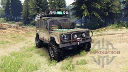 Land Rover Defender 110 pour Spin Tires