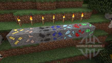 Realistic Ores [16x][1.8.8] pour Minecraft