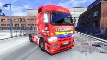 Die Haut Santa Fe, Kolumbien auf dem Traktor Majestic für Euro Truck Simulator 2