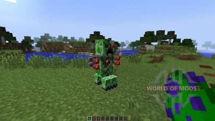 Laser Creeper Robot Dino Riders [1.7.10] pour Minecraft