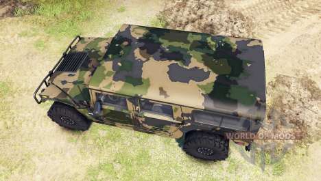 Hummer H1 camo pour Spin Tires