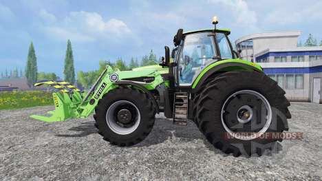 Deutz-Fahr Agrotron 7250 TTV front loader für Farming Simulator 2015