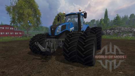 New Holland T8.320 dual wheels für Farming Simulator 2015