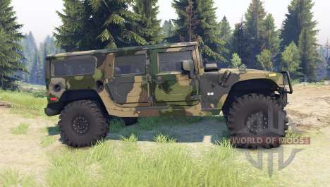 Hummer H1 camo pour Spin Tires