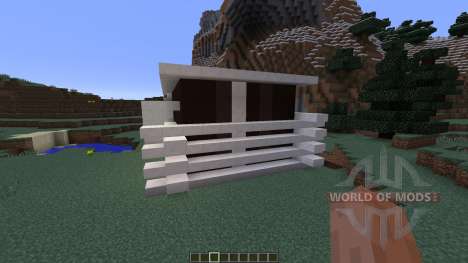 Black White Modern house pour Minecraft