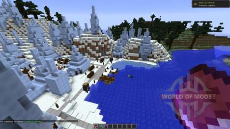 Icecube Village pour Minecraft