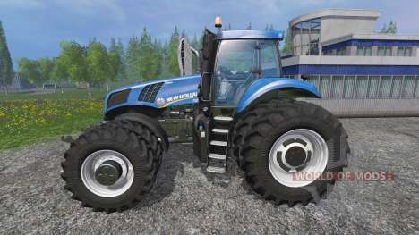 New Holland T8.320 row crop duals für Farming Simulator 2015