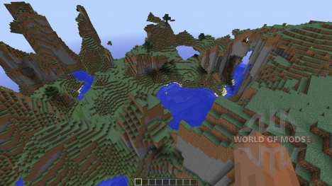 Mountain map für Minecraft