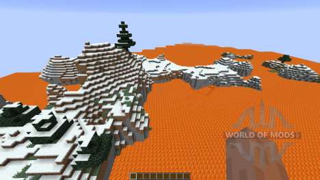 Lava island surival pour Minecraft