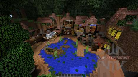 Overgrown town port für Minecraft