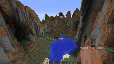 Mountain map für Minecraft