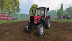MTZ-82.1 Biélorussie v2.0 rouge pour Farming Simulator 2015