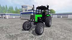 MTZ-Biélorussie 1025 jaune et vert pour Farming Simulator 2015