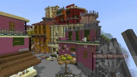 A cinque terre Manarola in Italy [1.8][1.8.8] pour Minecraft